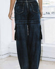 High Rise Cargo Jeans