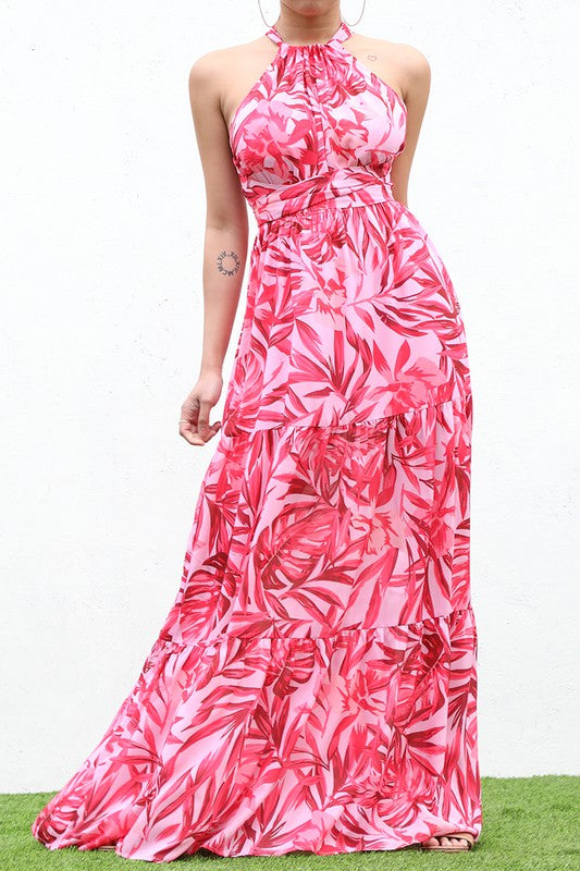 Multi-Way Floral Maxi Dress Dominique Nicole Boutique Multi-Way Floral Maxi Dress Dominique Nicole Boutique