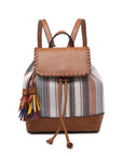 Multi Colored Boho Backpack