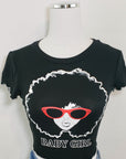 Afrolicious Baby Girl Crop Top