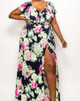 Floral Wrap Maxi Dress