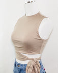 Sleeveless Cutout Top