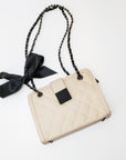 Ribbon Bow Shoulder Handbag