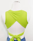 Basic Crop Top with Tie Back