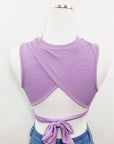 Basic Crop Top with Tie Back