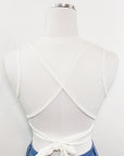 Basic Crop Top with Tie Back