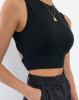 Basic Crop Top with Tie Back