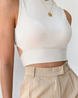 Basic Crop Top with Tie Back