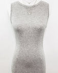 Ribbed Tank Dress