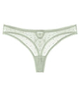 Dotted Stretch Mesh Thong