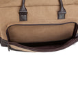 Two Tone Canvas Duffle Bag