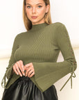 Bell Sleeve Sweater Top
