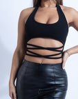 Strappy Halter Top