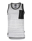 Zipper Pocket Longline Tank Top