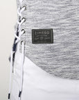 Wide Shoulder Short Sleeve Laced Up T-Shirt