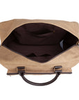 Two Tone Canvas Duffle Bag
