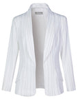 Women's Striped Blazer Jacket