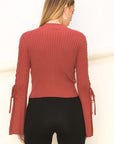Bell Sleeve Sweater Top