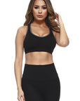 Cutout Back Sports Bra