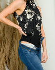 Sleeveless Floral Bodysuit