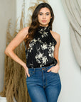Sleeveless Floral Bodysuit
