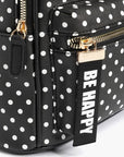 Be Happy Polka Dot Backpack