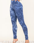 Acid Wash Workout Leggings