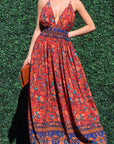 Bohemian Floral Maxi Dress