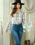 Women's Bell Sleeve Bodysuit