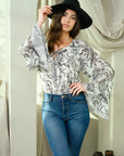 Women's Bell Sleeve Bodysuit