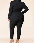 Plus Size Jacket and Pants Set