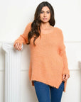Women's Long Sleeve V-Neck Sweater