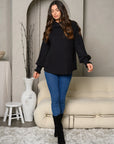 Women's Long Sleeve Turtleneck Tunic