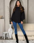 Women's Long Sleeve Turtleneck Tunic