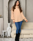 Women's Long Sleeve Turtleneck Tunic