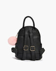 Vegan Leather Heart Backpack