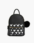 Vegan Leather Heart Backpack