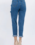 High Waist Boyfriend Fit Jeans