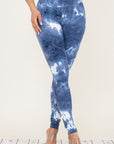 Acid Wash Workout Leggings