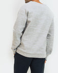 Crew Neck Pullover with Zippered Front Pocket