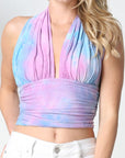Ruched Halter Top