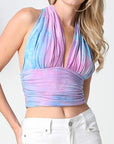 Ruched Halter Top