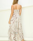 High-Low Midi Dress