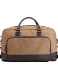 Two Tone Canvas Duffle Bag