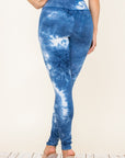 Acid Wash Workout Leggings