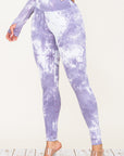 Acid Wash Workout Leggings