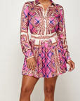 Blouse and Skirt Set