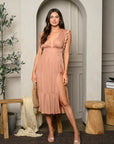 Sleeveless Open Back Midi Dress