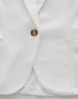 Stretchy Short Sleeve Blazer