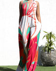 Printed Halter Jumpsuit